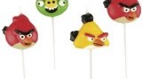 4 Bougies figurines d’Angry Birds