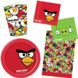 Lot 8 personnes pour anniversaire Angry Birds