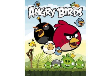 Tableau Angry Birds pour chambre