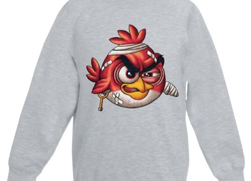 Sweat animé 3D (8, 10 et 12 ans) Angry Bird -MP BoutiK