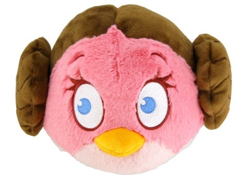 Princess Leia – Angry Bird Star Wars –  peluche – 13 cm