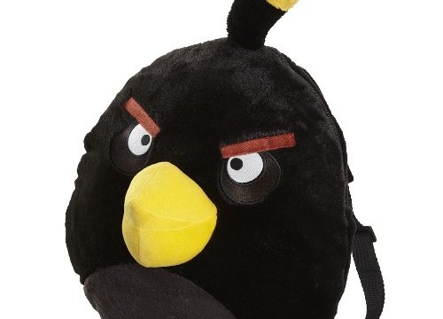 Bomb (oiseau noir) sac à dos peluche d’Angry Birds