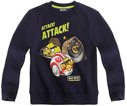 Sweat (6 à 12 ans) Angry Birds Star Wars -bleu marine