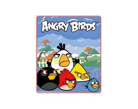 Couverture Polaire  – Plaid  – 120 x 140 cm-Angry Birds
