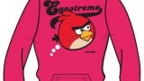 Sweat (8 ans) à capuche « Eggstreme » – Fille  – Rose -Angry Birds –