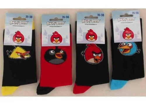 Lot de 3, 6, 9, 12 Chaussettes (taille de 31 à 38) ANGRY BIRDS