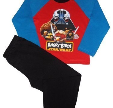 Pyjama (5 ans) Angry Birds – Star Wars -Garçon Bleue, Rouge, noir