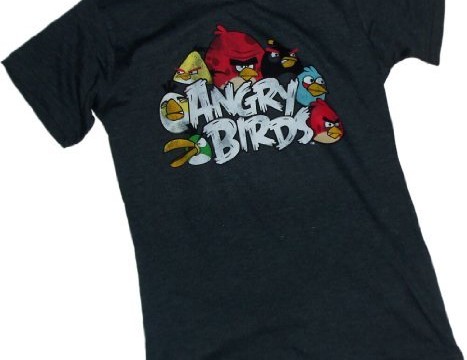 T-Shirt (S,M,L, XL) manches courtes  – Angry Birds
