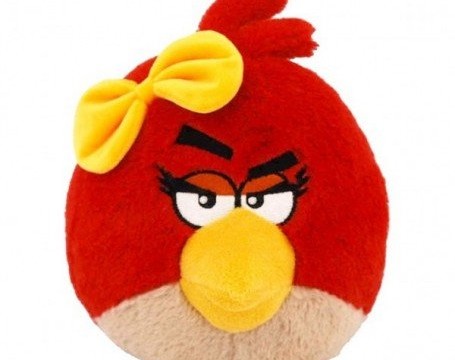 Ruby (oiseau rouge d’Angry Birds ) -13 cm -Peluche