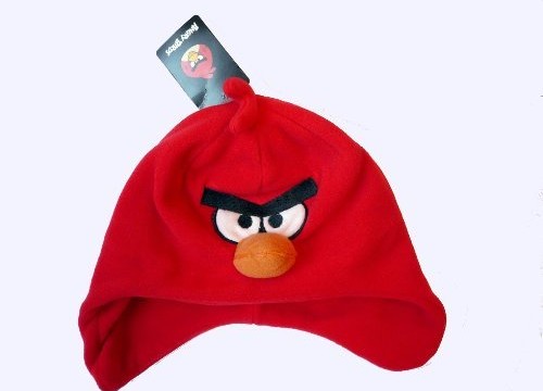 Bonnet (2-4 ans) polaire avec protège-oreilles / cache-oreilles  Angry Birds