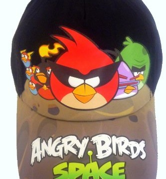 Casquette (7 – 12 ans) noir – Angry Birds Space