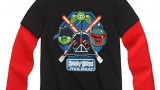 T-shirt (6,8,10,12) manches longues – noir – Angry Birds Star Wars