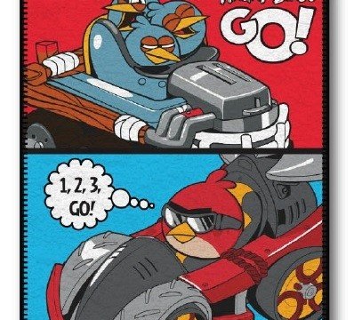 Couverture –  Plaid – 120 x 150 cm  – Angry Birds Go!