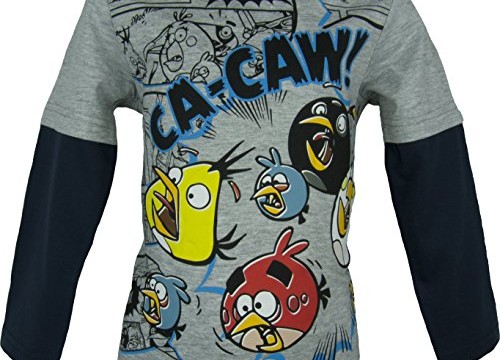 T-shirt à manches longues (4 à 10 ans) – Angry Birds