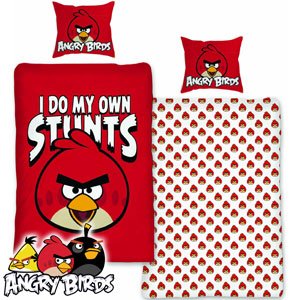 COUETTE & TAIE D’OREILLER SET – REVERSIBLE – ANGRY BIRDS