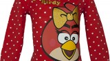 T-shirt (4,6,8,10 ans) pour fille -manches longues – Angry Birds
