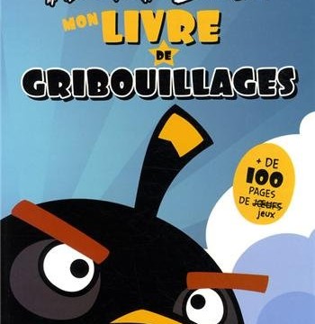 Mon livre de gribouillages : Angry birds