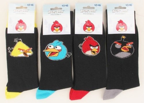 Chaussettes (taille: 39/42 et 43/46) Angry Birds