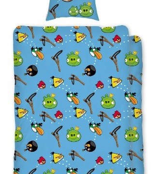 Housse de couette 140x200cm -100% Coton – Angry Birds