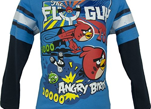 T-shirt à manches longues (4 à 10 ans) – Angry Birds