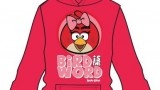 Sweat (3 à 6 ans) à capuche en  Rose « Bird Is The Word »  – Fille  – Angry Birds