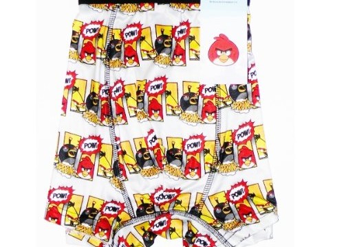 Boxer ( small, medium, large, xl) – Bomb et Chuck – Angry birds