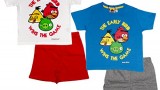 Pyjamas/short/ t-shirt (2  et 3 ans) Angry Birds / été