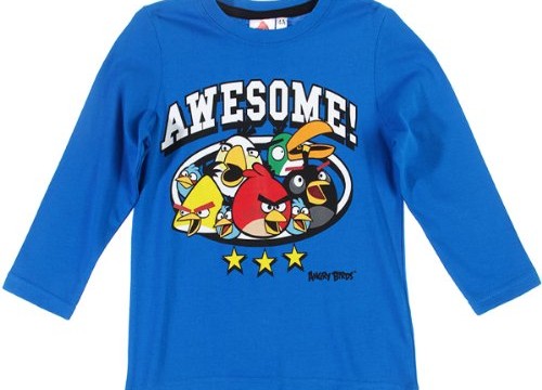 T-Shirt (6 ans) à manches longues / « Awesome » – Garçons – Angry Birds