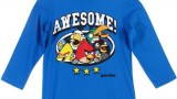 T-Shirt (4 ans) à manches longues / « Awesome » – Garçons – Angry Birds