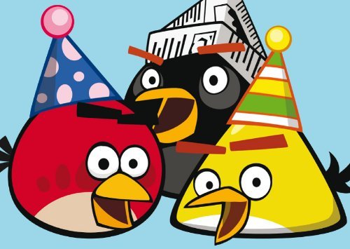 Carte Fête – Angry Birds