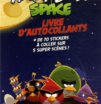 Livre d’autocollants  :  Angry Birds Space