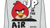 Sweat (10 à 16 ans) à capuche- « Up in the Air » – Gris – Garçon  – Angry Birds