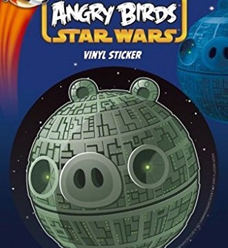 Poster-Sticker Autocollant : Angry Birds Star Wars Death Pig (15 x 10 cm)