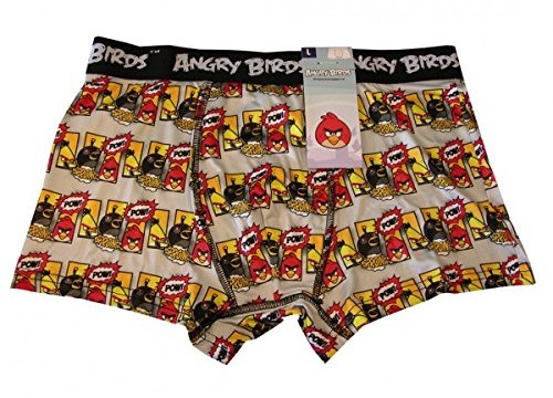 Boxer (adulte : small, medium, large, xl) – Microfibre  – Angry birds