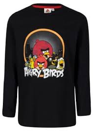 T-Shirt (4 ans) à Manches Longues  – Angry Birds
