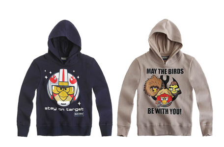 Sweat (12 ans) à Capuche  – 2 modèles – Angry Birds  Star wars – Garçons