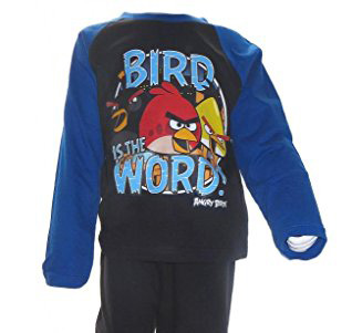 Pyjamas (3 à 10 ans) Angry Birds Boy « Bird is the Word »