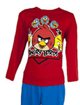 Pyjama (4 à 10 ans) manches longues Angry Birds