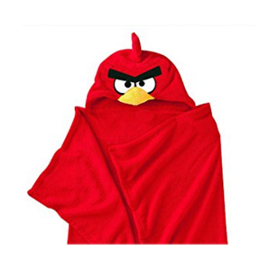 Couverture à capuche en polaire – Plaid –  Angry Bird