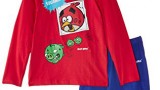 Pyjama (2 à 8 ans) Angry Birds -Garçon – Bleu (Noir Bleu/Rouge)