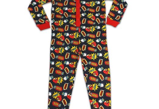 Pyjama (5 à 12 Ans) Angry Birds – Combinaison- Garçon