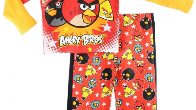 Pyjamas (4 à 10 ans) Angry Birds Rouge et jaune