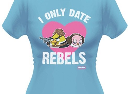 T-shirt (Medium) Angry Birds Star Wars – fille – Only Date Rebels