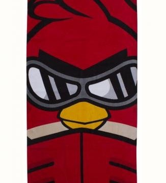 Angry birds go fast – serviette de bain