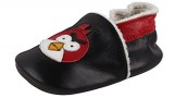 Chaussures souples (6 mois à 2 ans) chaussons  chaud en cuir doux Angry birds