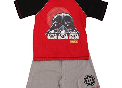 Pyjama (4 à 10 ans) Dark Vador et 3 stormtroopers -Angry Birds – Star Wars –  Garçon