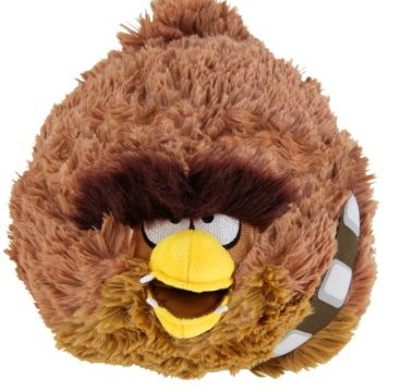 Chewbacca Angry Birds Star Wars – 13 cm – Peluche (vendu par Angry Birds)