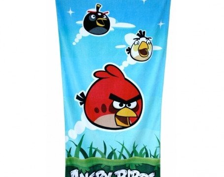 Angry birds – Drap de bain 140×70 cm