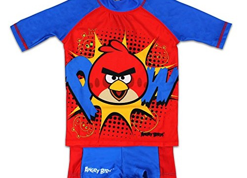 Short de bain (2  et 4 ans) –  Garçon -Angry Birds