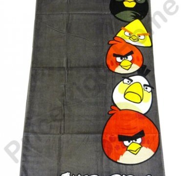 Drap de plage  (70 x 140 cm) – serviette de bain Angry Birds